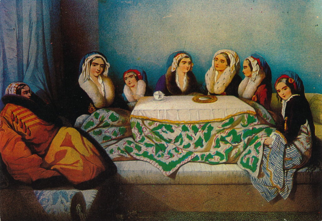 Istanbul Postcard featuring Art by Camille Rogier