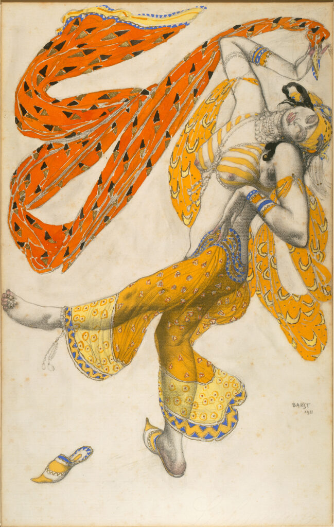 Odalisque costume design for Schéhérazade by Leon Bakst (1911)