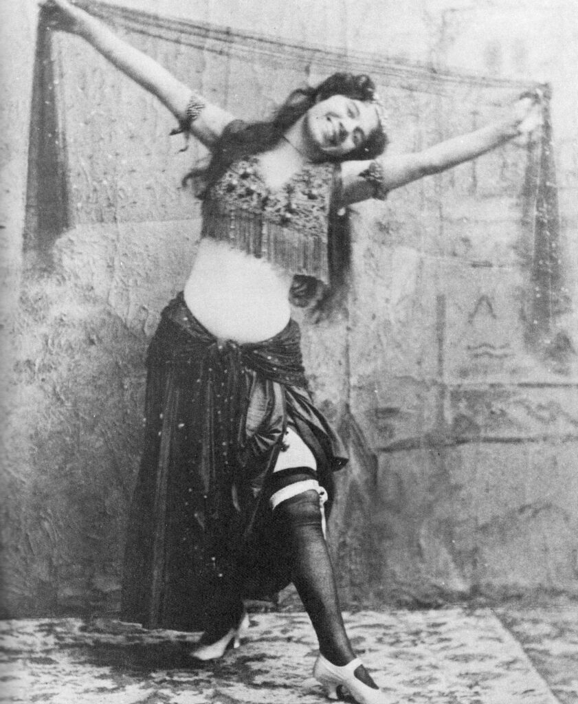 Vintage photograph of "Little Egypt"