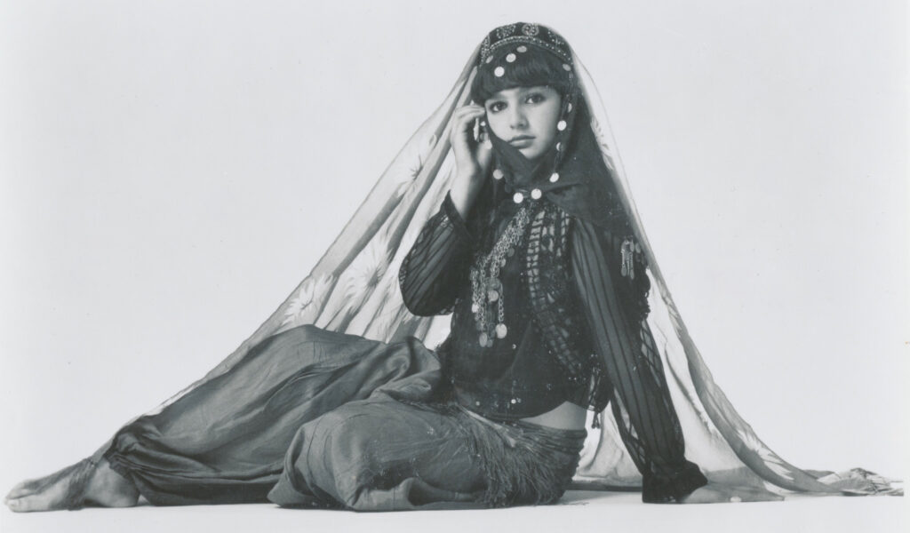 Suhaila Salimpour from a photoshoot that was probably taken in 1977, when Suhaila was 10 years old. Photo by Romaine Studio.