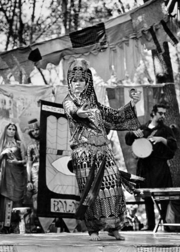 Jamila Salimpour performing the finale show of the Bal Anat season.